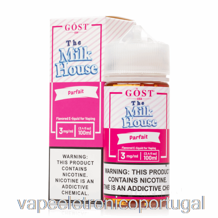 Vape Eletrônico Parfait - The Milk House - Gosto Vapor - 100ml 6mg